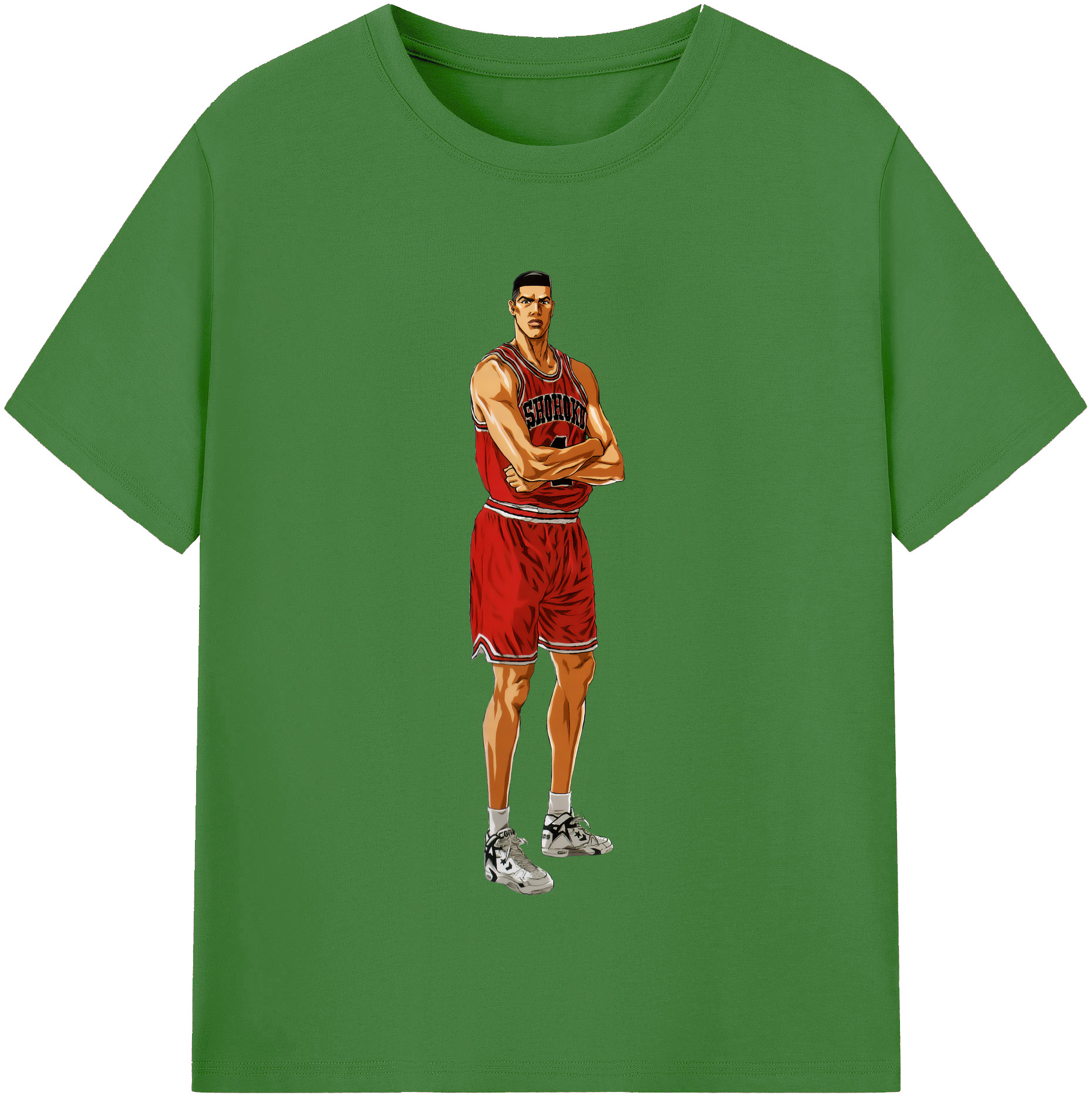 （画像用） SLAM DUNK／スラムダンク レディースカジュアルプリントTシャツ（綿100％）